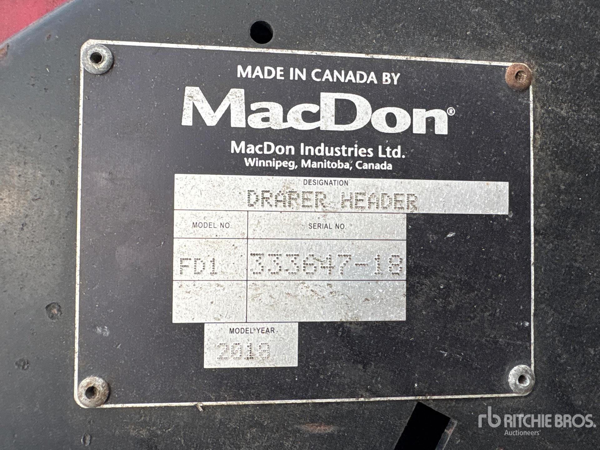 2018 Macdon FD140