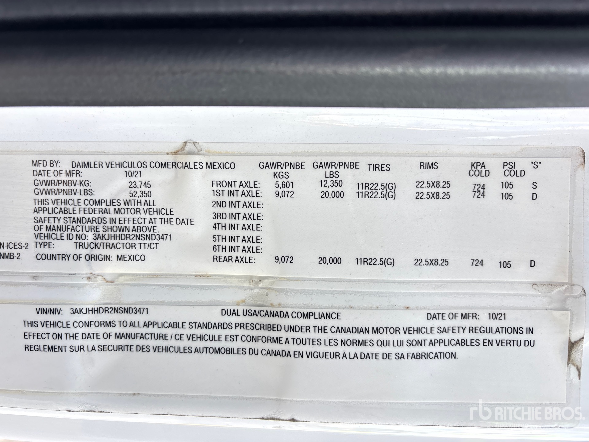 2022 Freightliner CASCADIA 126