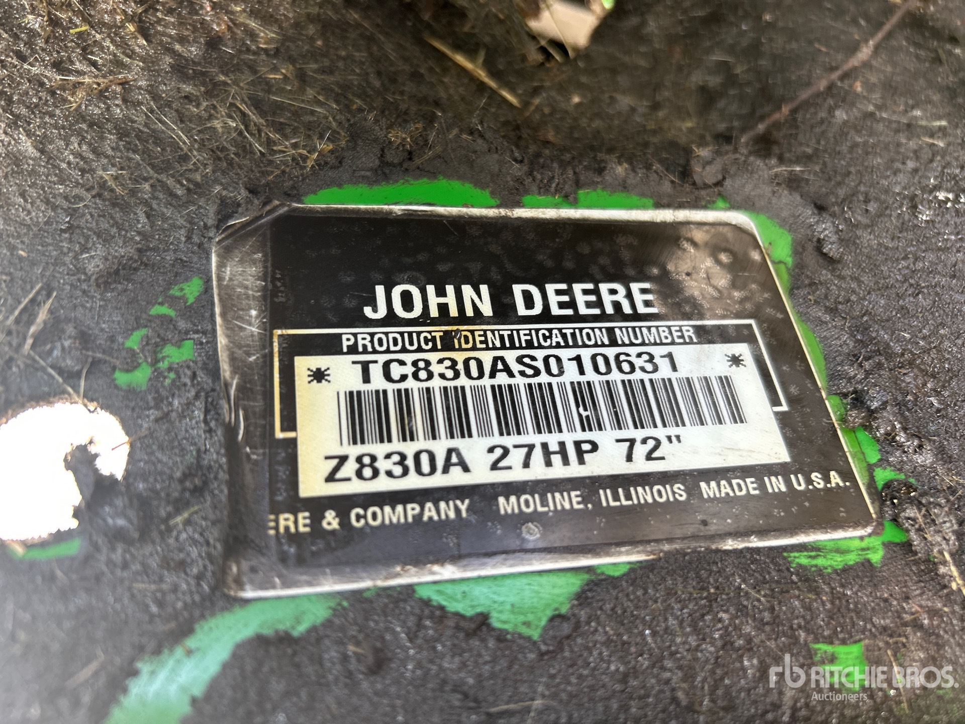 John Deere Z830A