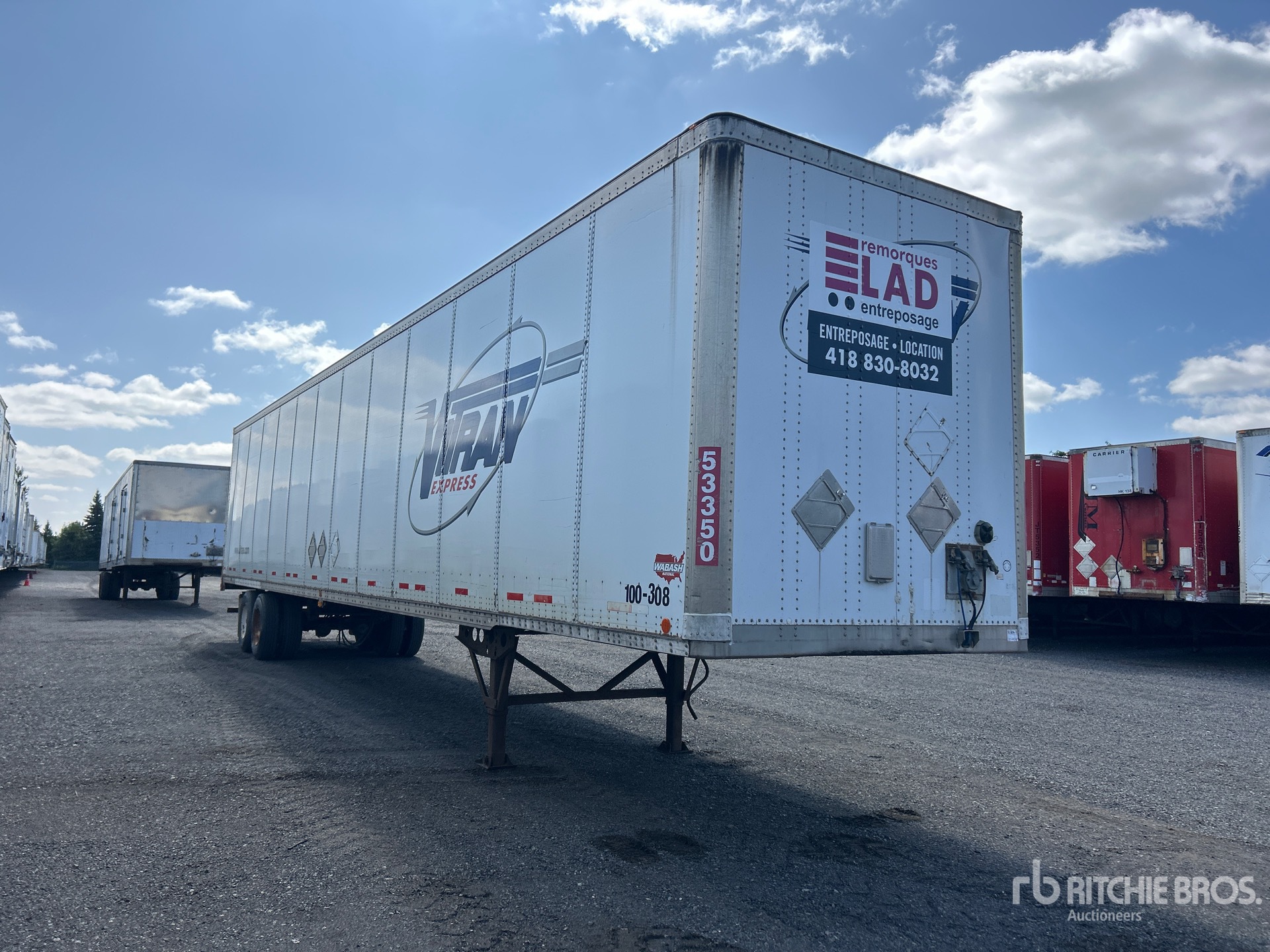 2004 Wabash 53 ft x 102 in T/A