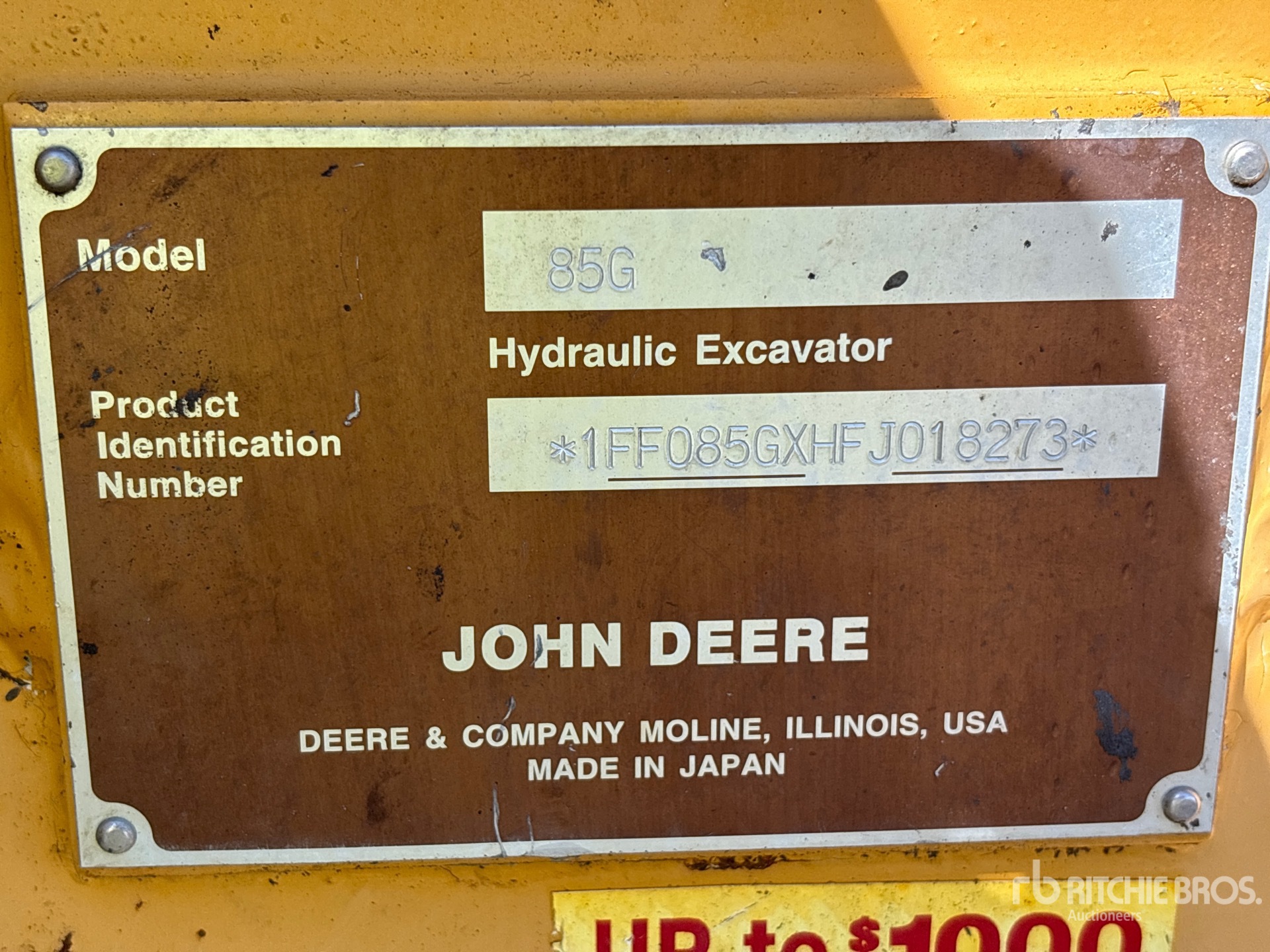 John Deere 85G