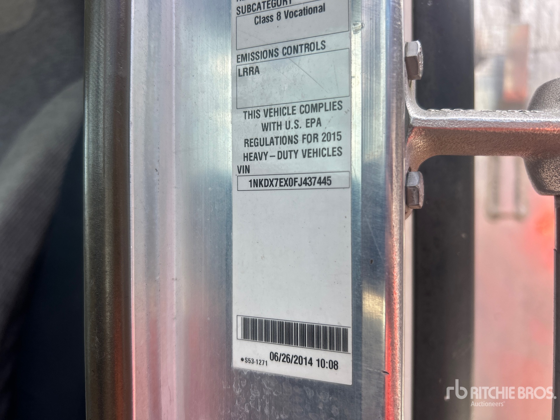 2015 Kenworth T800