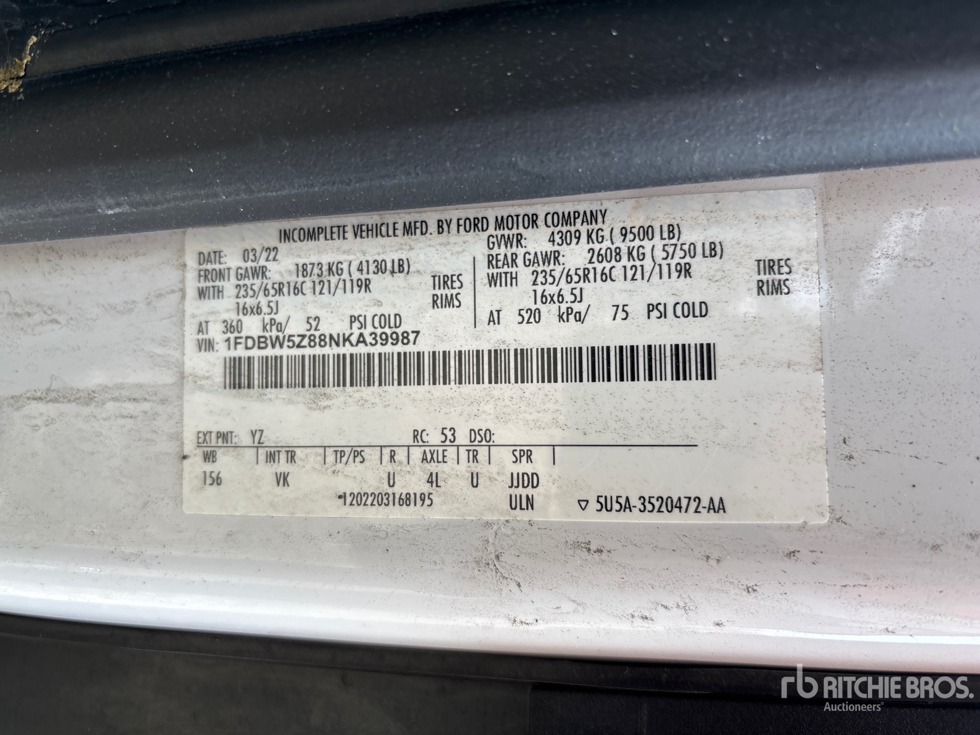 2022 Ford TRANSIT