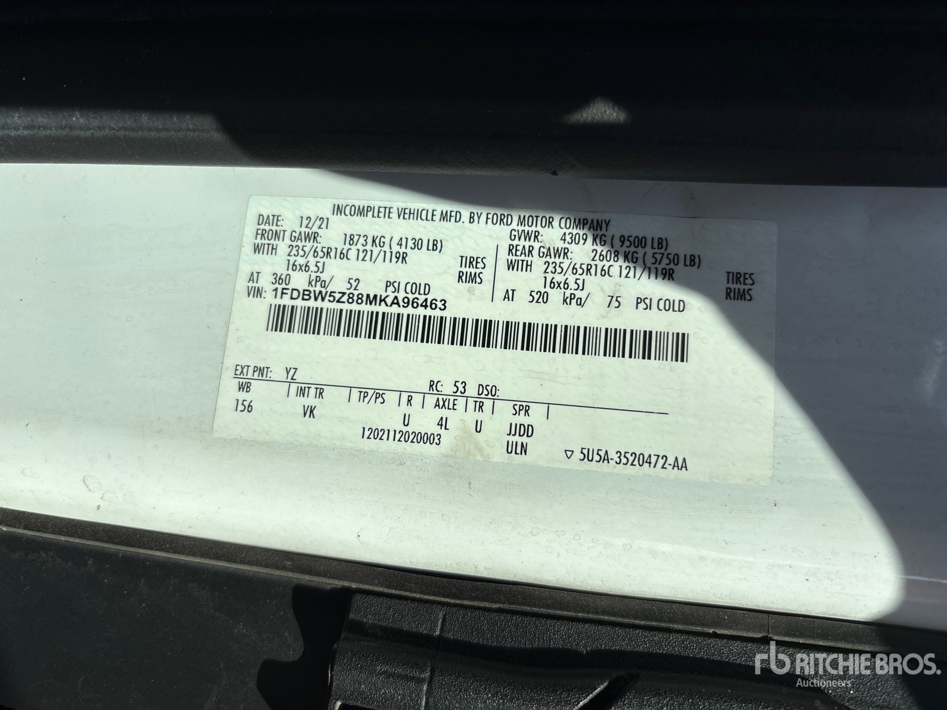2021 Ford TRANSIT