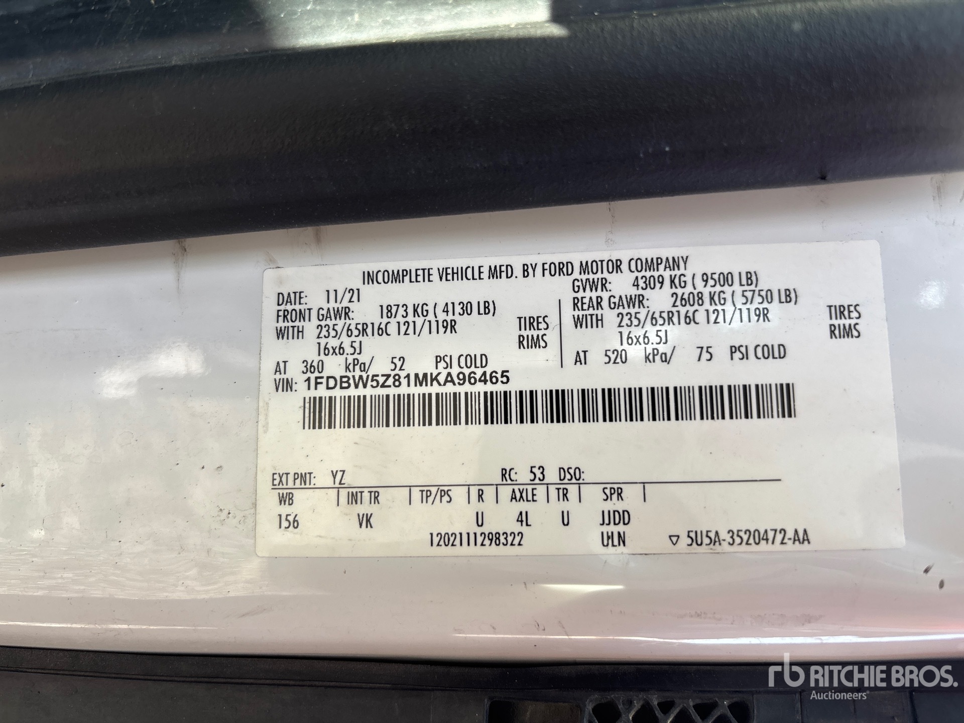2021 Ford TRANSIT