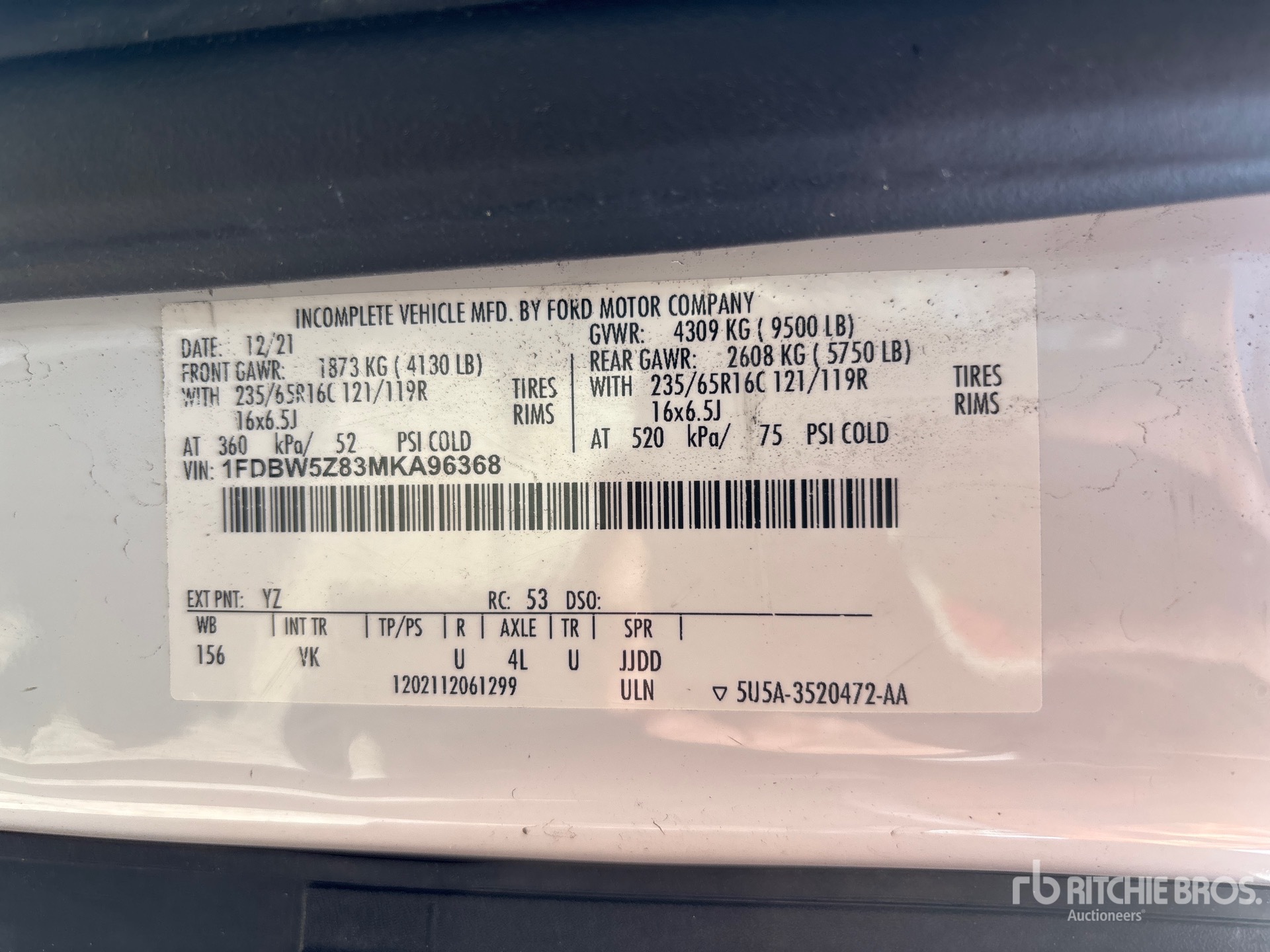 2021 Ford TRANSIT