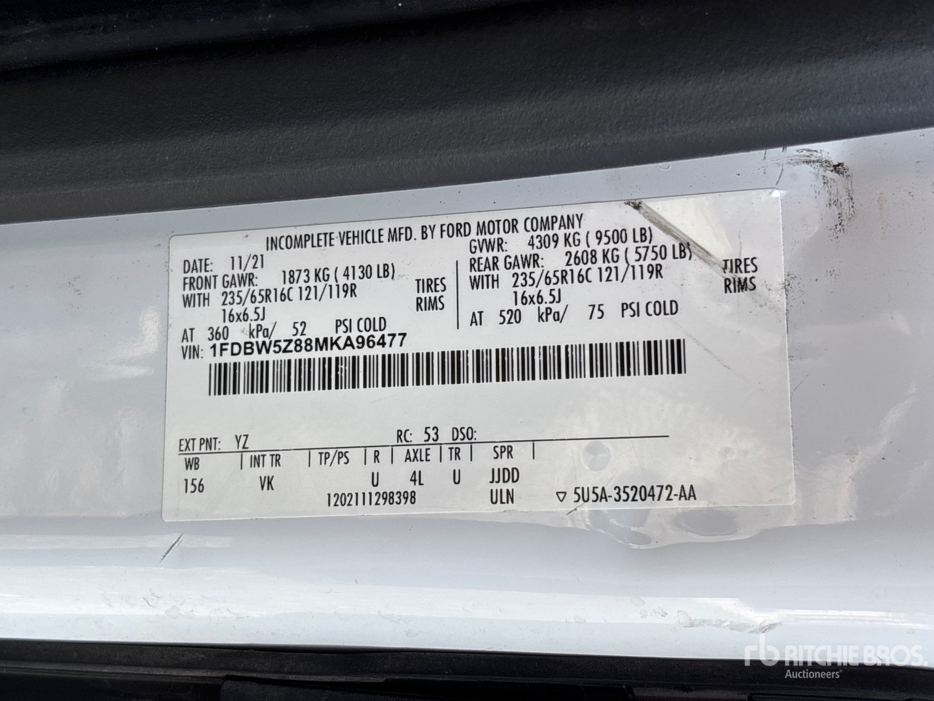 2021 Ford TRANSIT