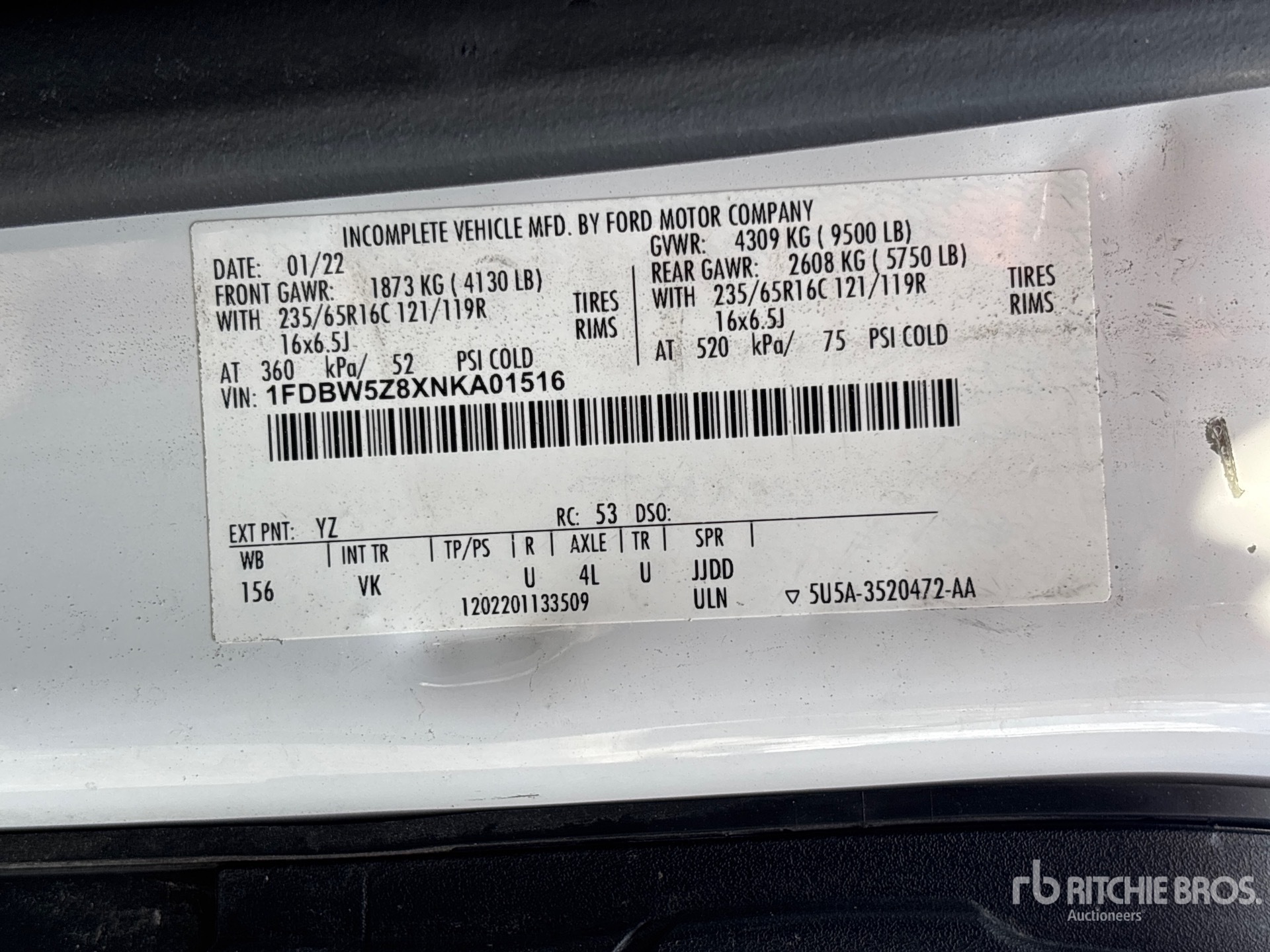 2022 Ford TRANSIT