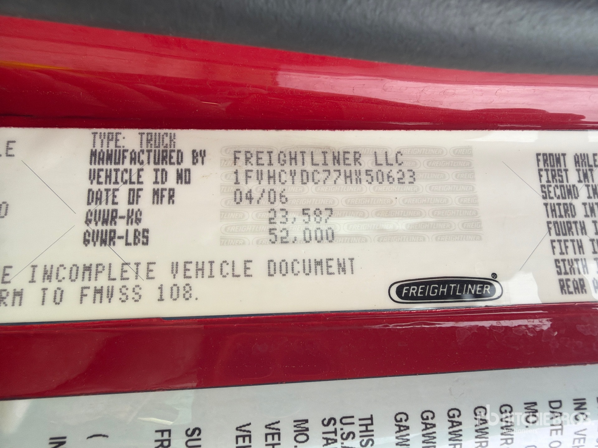 2007 Freightliner M2 106