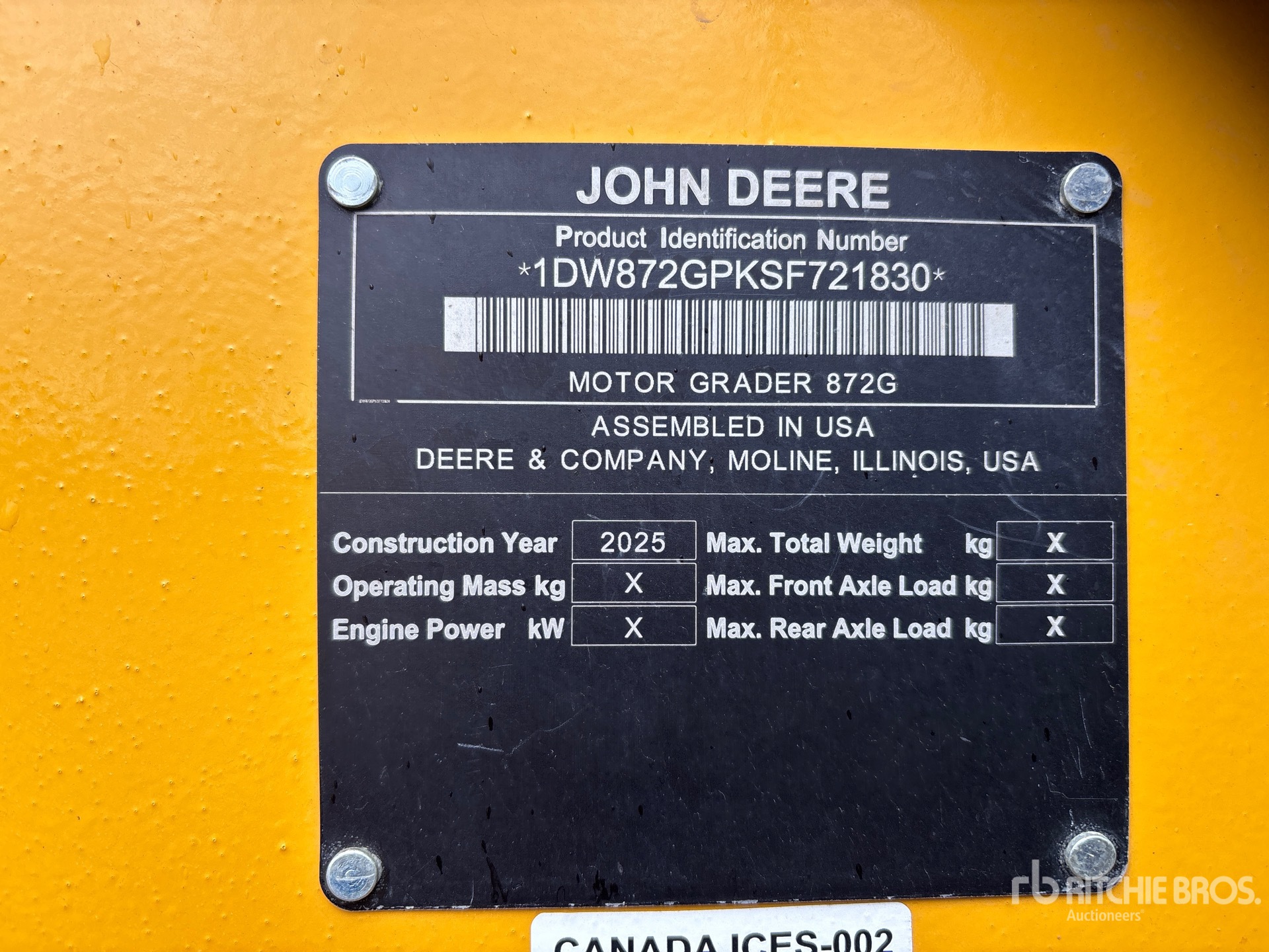 2025 John Deere 872GP