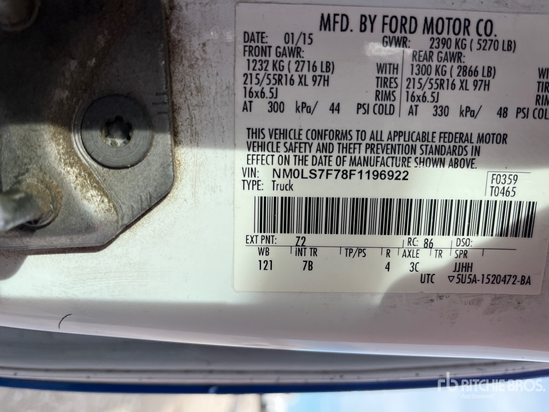 2015 Ford TRANSIT CONNECT