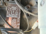 Engine with Emission Label