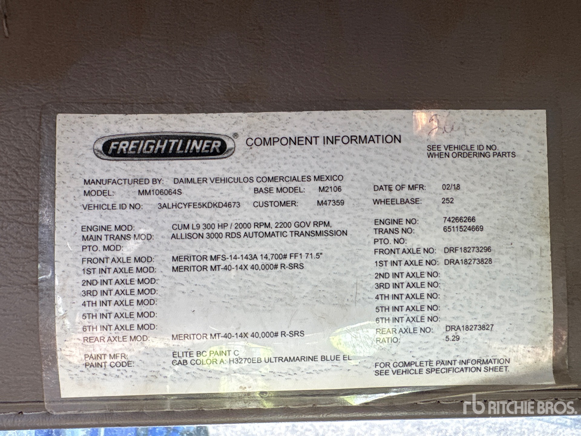 2019 Freightliner M2 106
