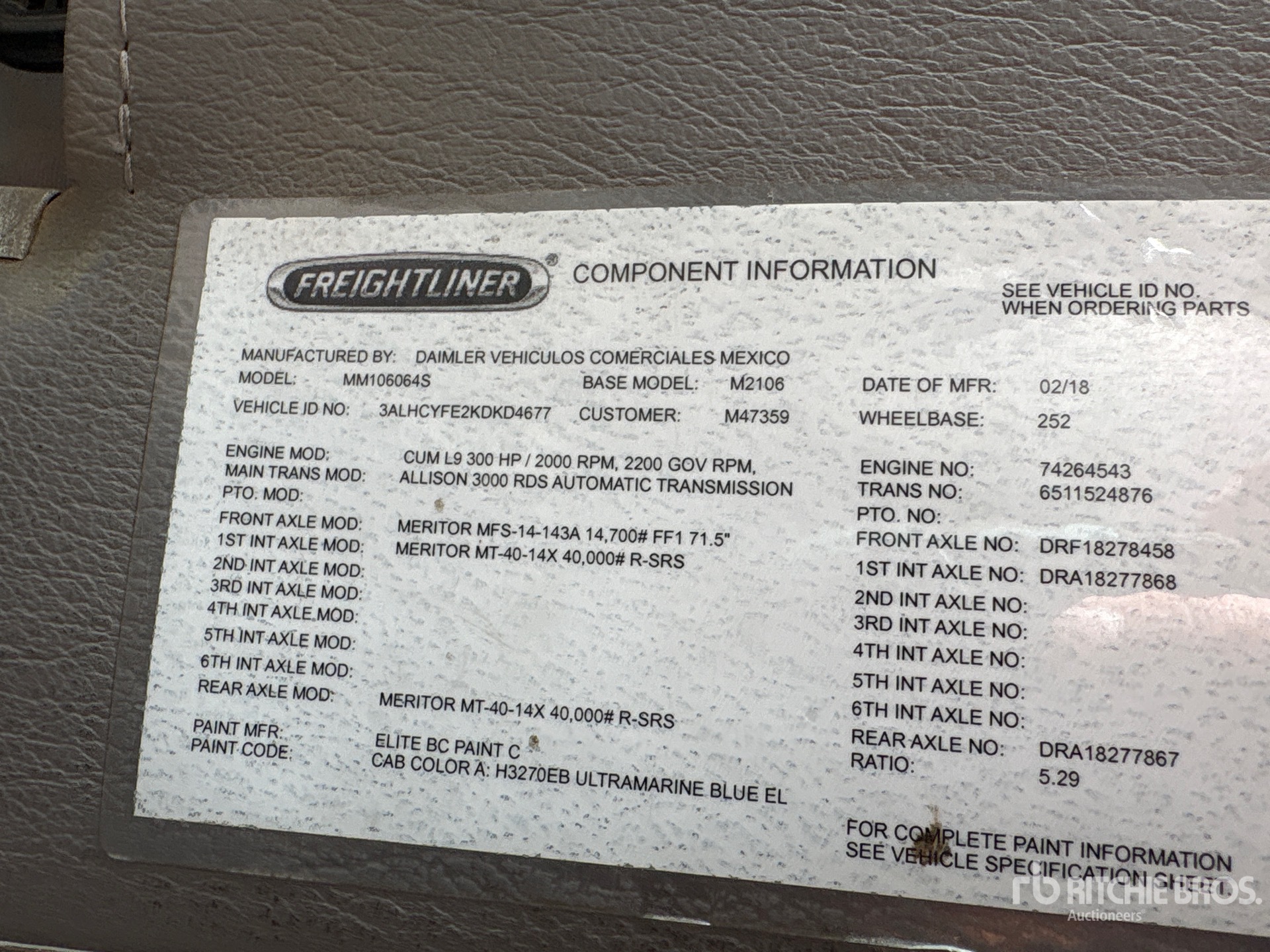 2019 Freightliner M2 106