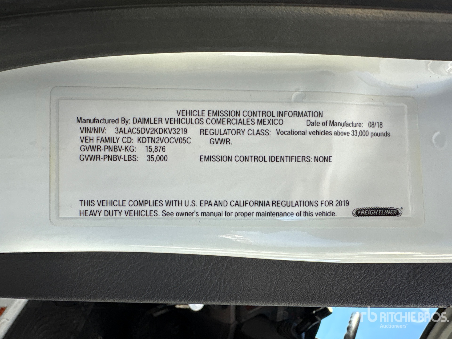 2019 Freightliner M2 112
