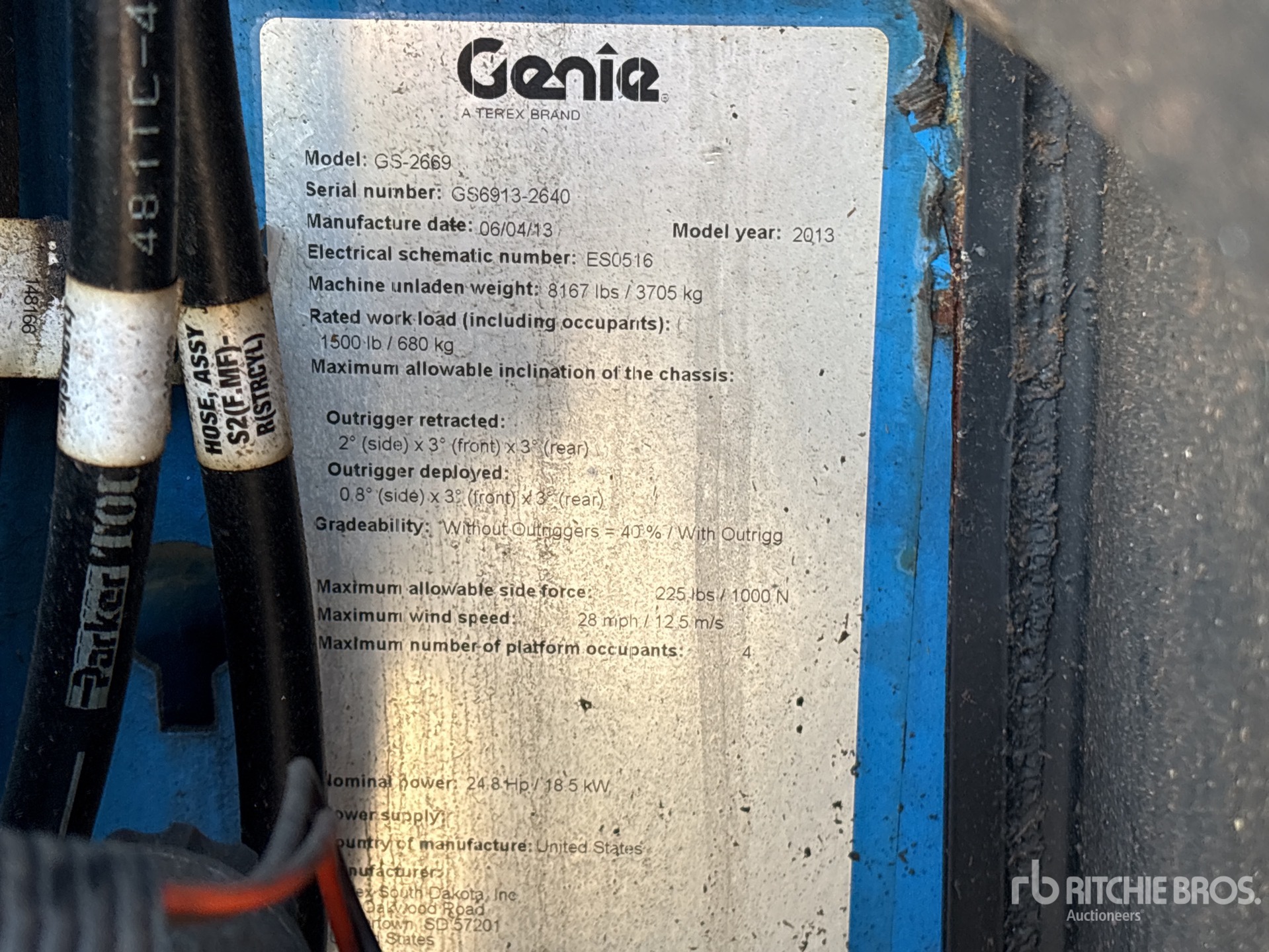 2013 Genie GS2669RT