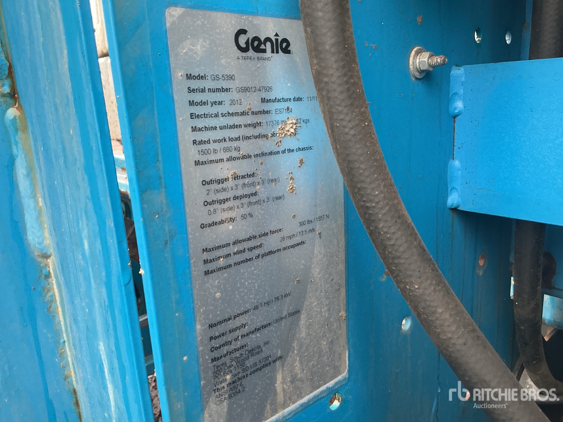 2012 Genie GS-5390RT