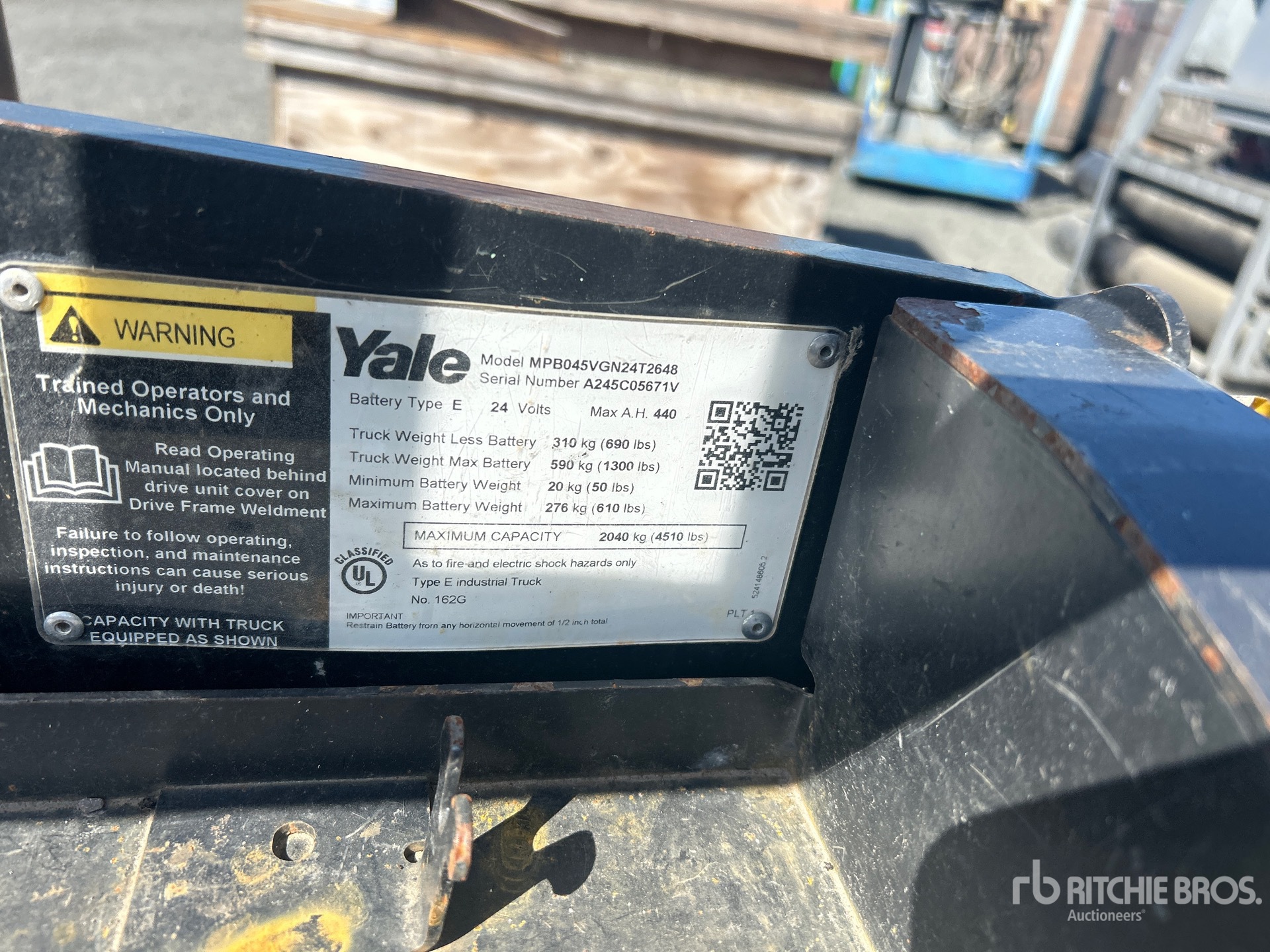 2021 Yale MPB045VGN24T262