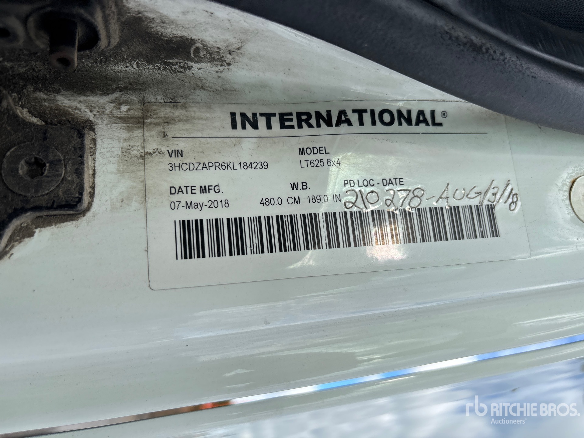 2019 International LT625
