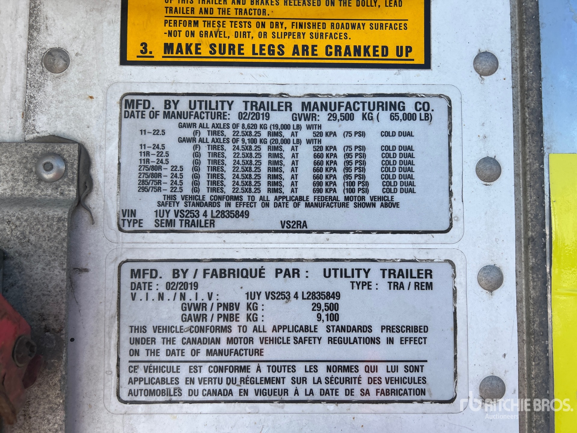 2020 Utility VS2RA