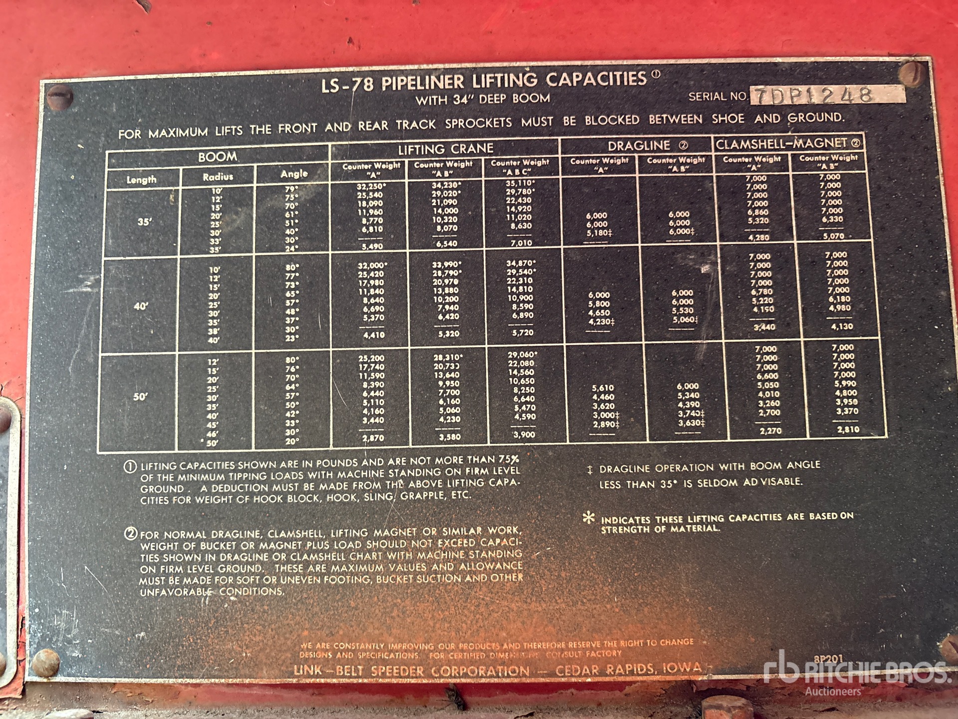 1965 Link-Belt LS78PL