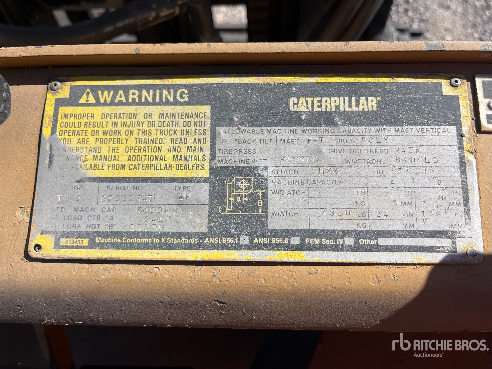 1991 Caterpillar T50D