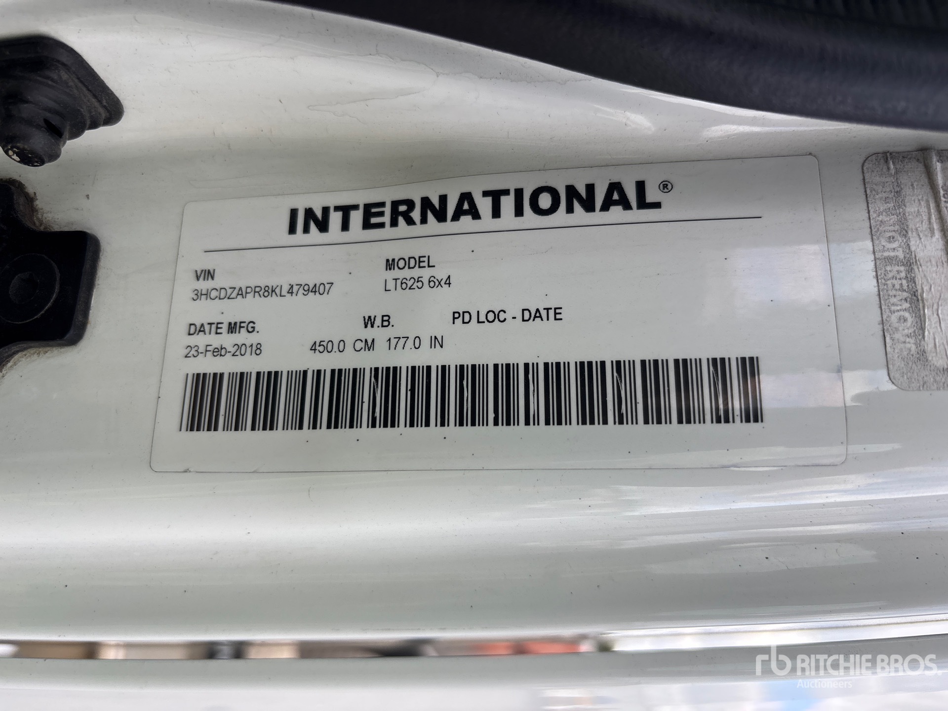 2019 International LT625