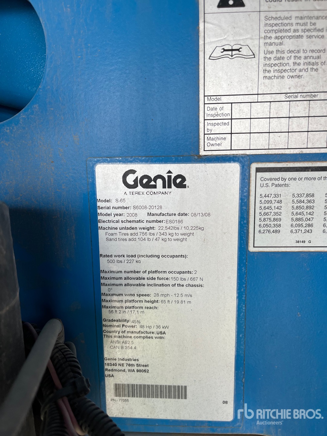 Photo of 2008 Genie S-65
