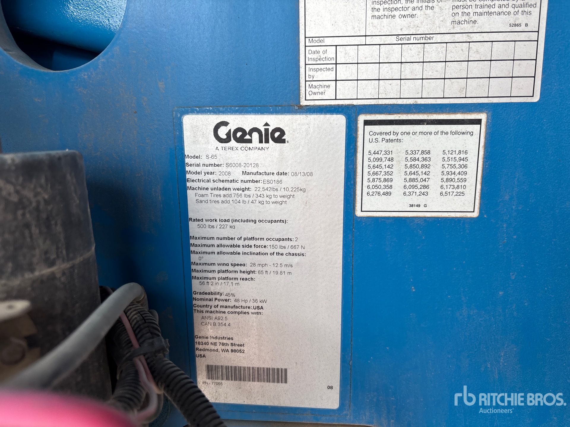 2008 Genie S-65