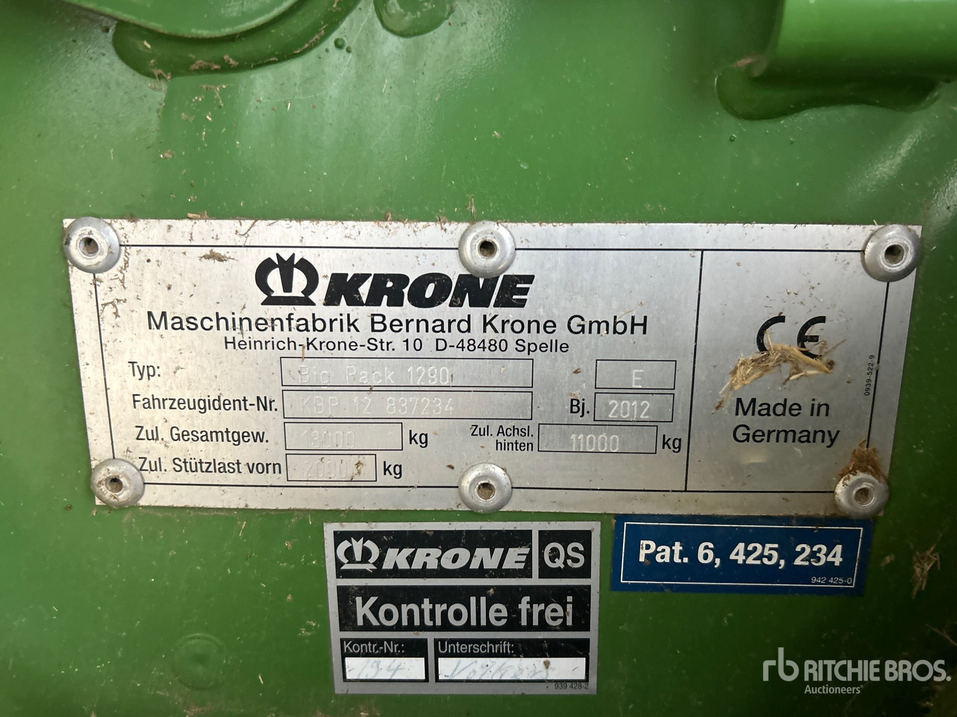 2012 Krone BIG PACK 1290