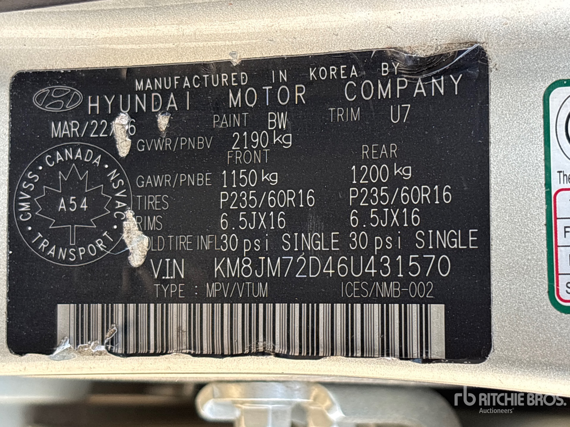 2006 Hyundai TUCSON