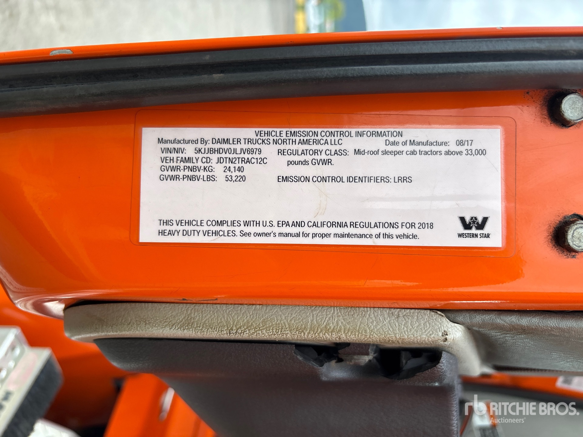 2018 Western Star 5700