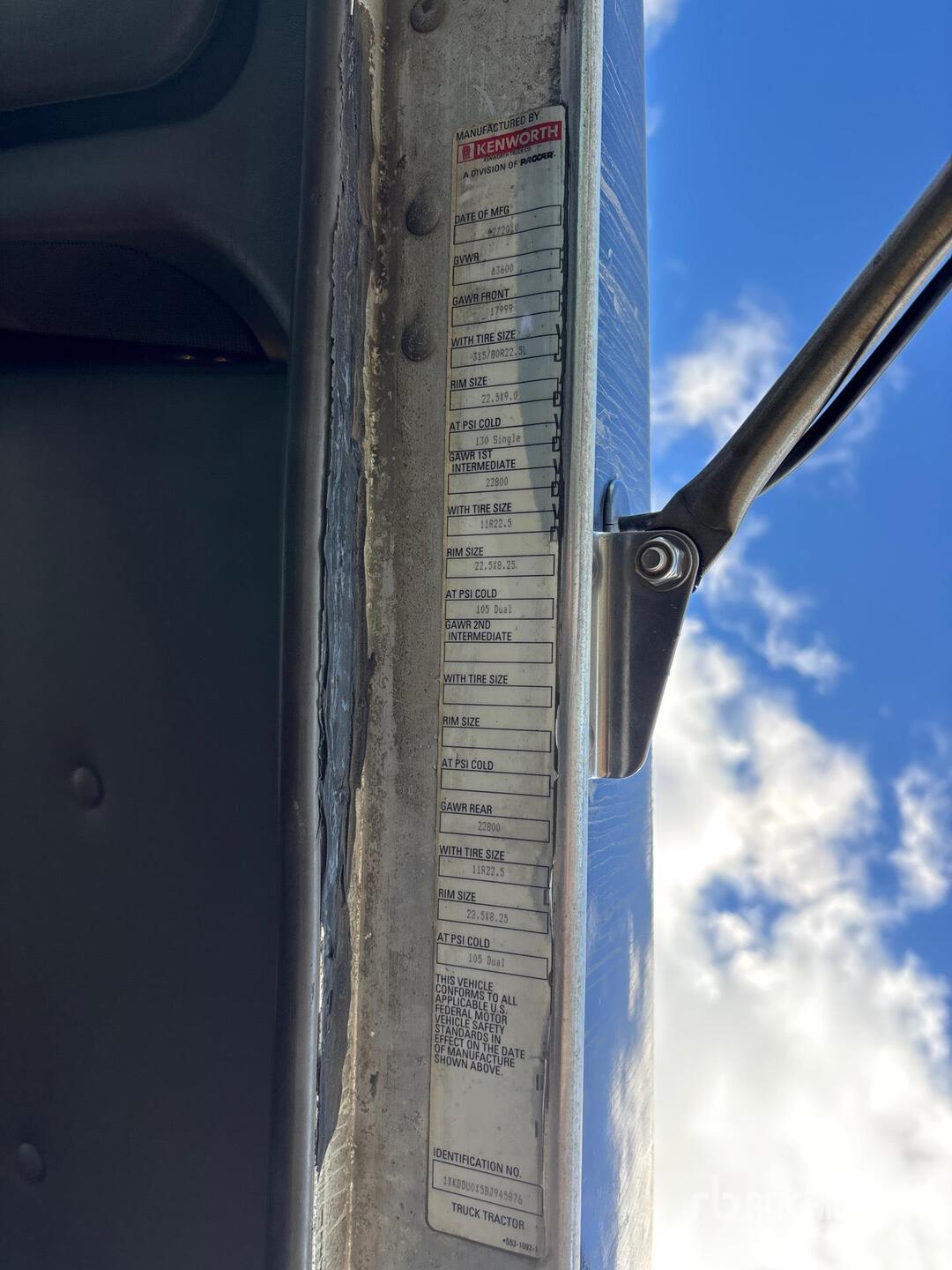 2011 Kenworth T800