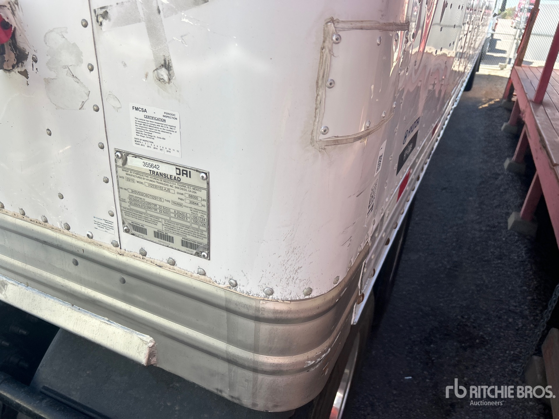 2016 Hyundai 53 ft x 102 in T/A
