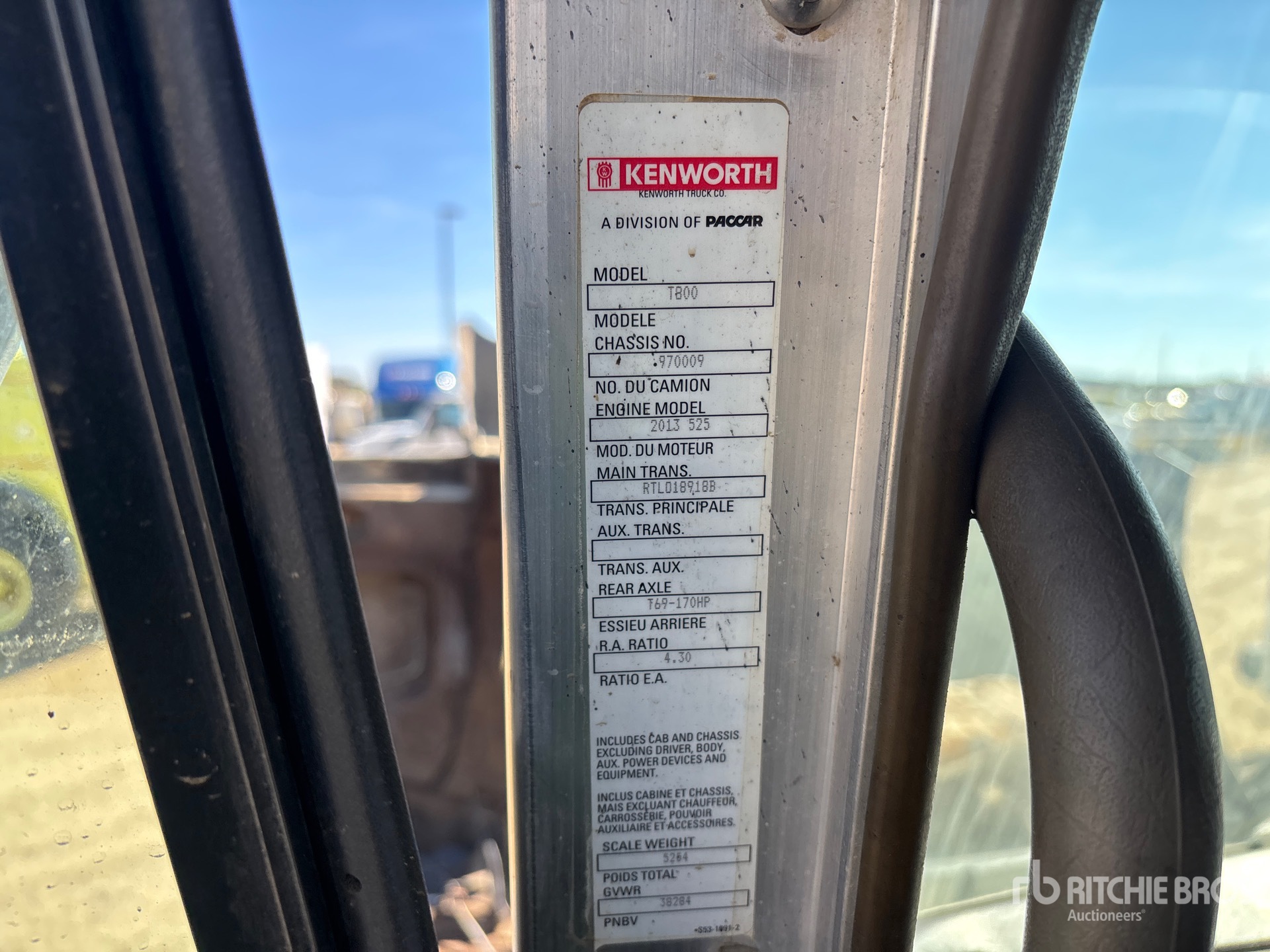 2014 Kenworth T800