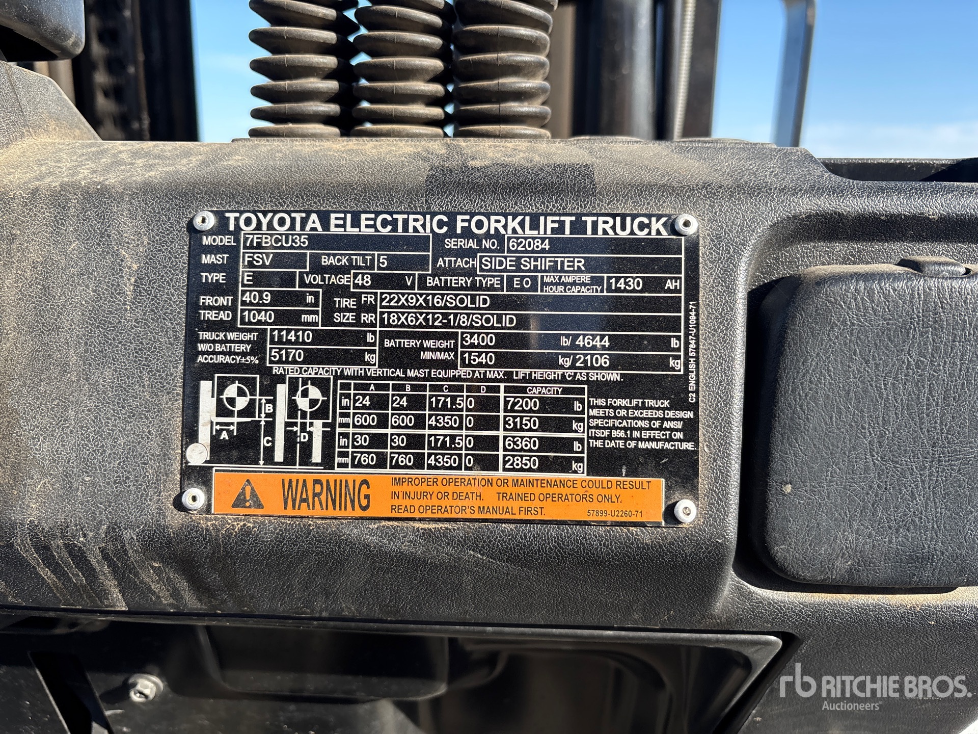 Toyota 7FBCU35