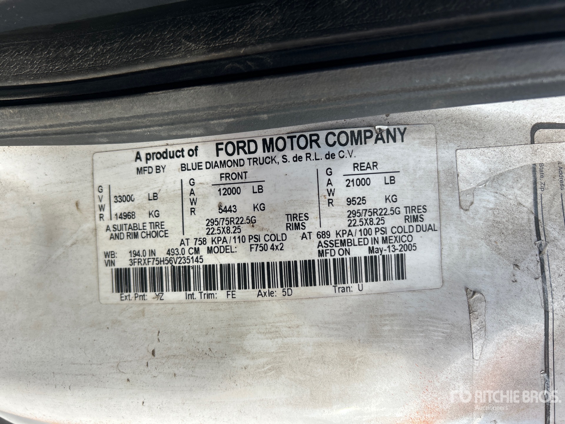 2006 Ford F-750