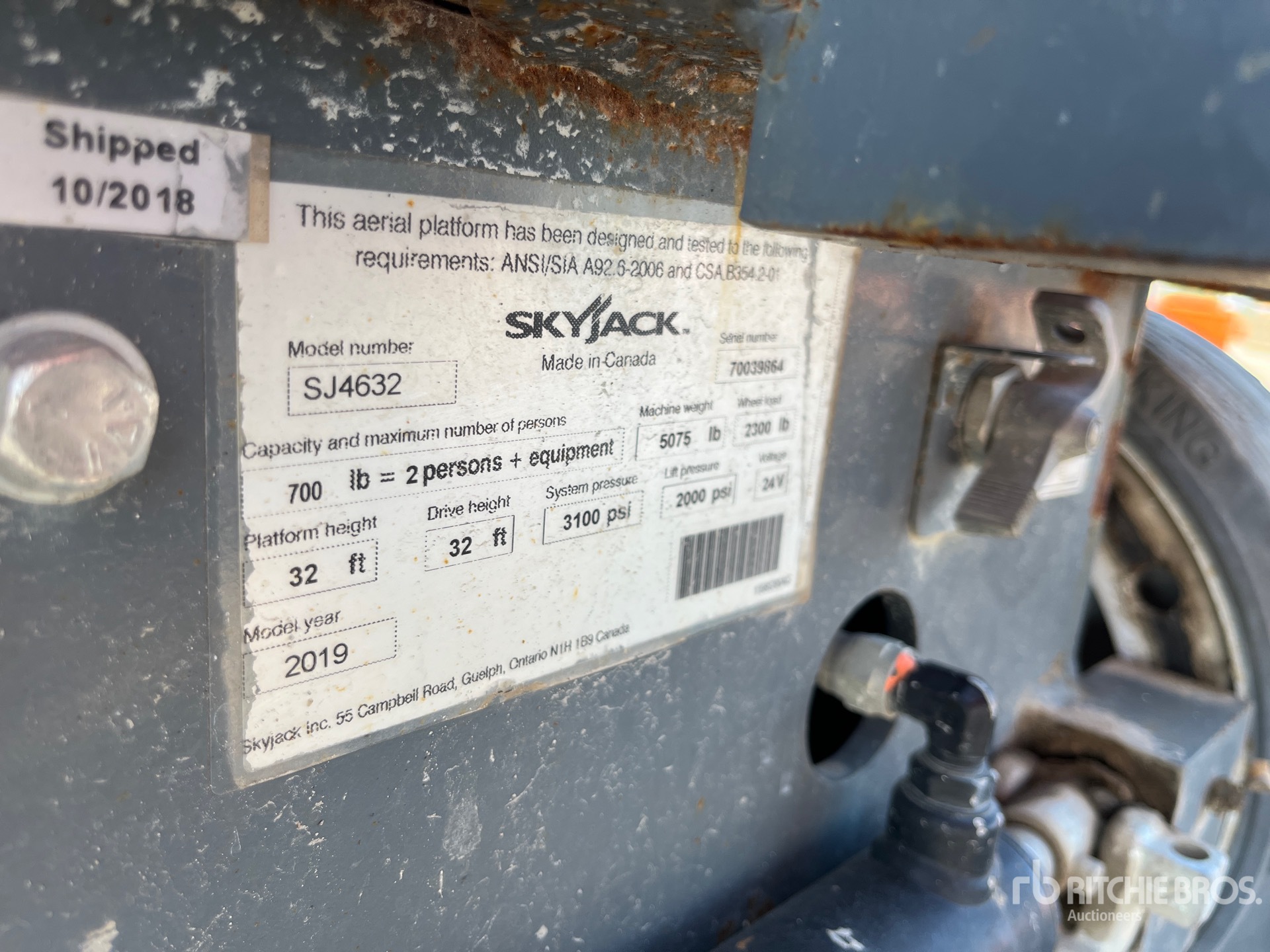 2019 Skyjack SJ4632