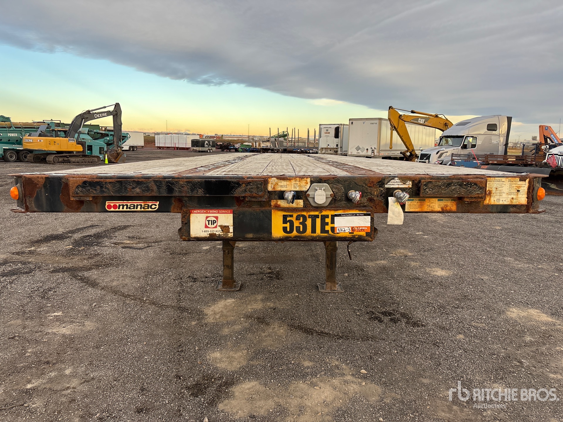 2017 Manac TRI/A 53 FT - 90 FT EXTENDABLE