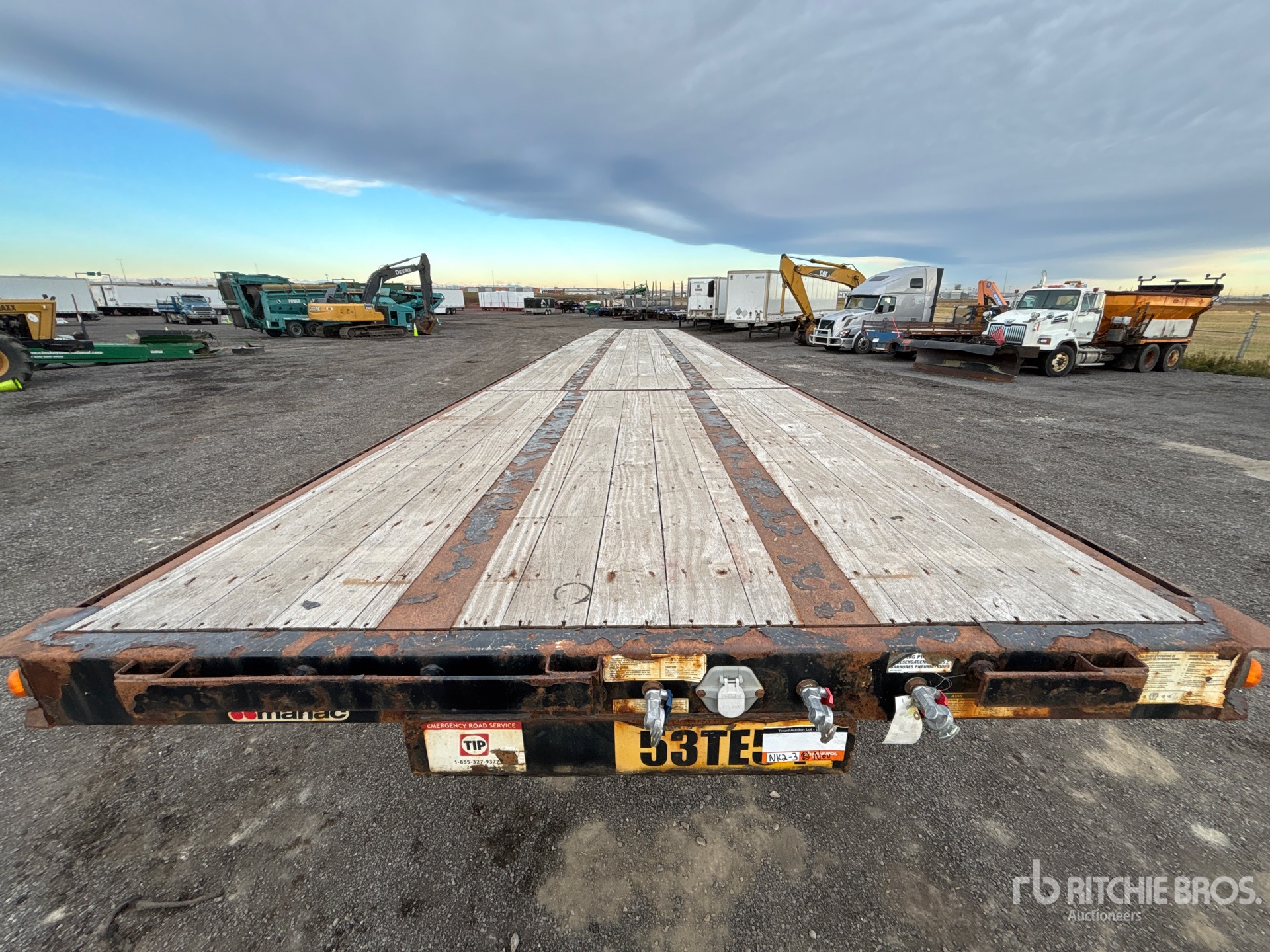 2017 Manac TRI/A 53 FT - 90 FT EXTENDABLE