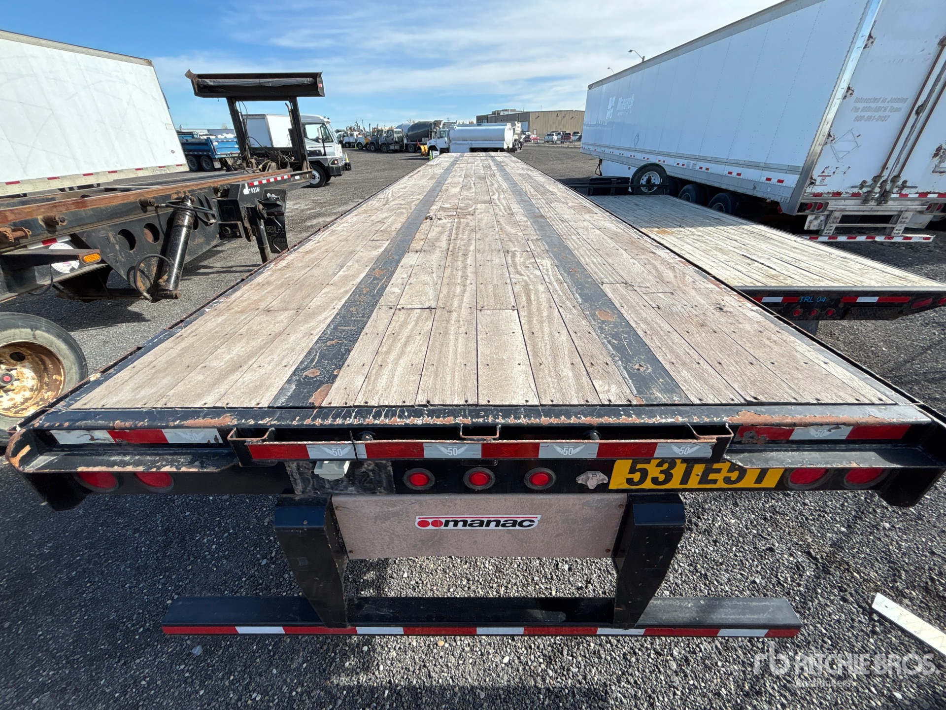 2017 Manac TRI/A 53 FT - 90 FT EXTENDABLE