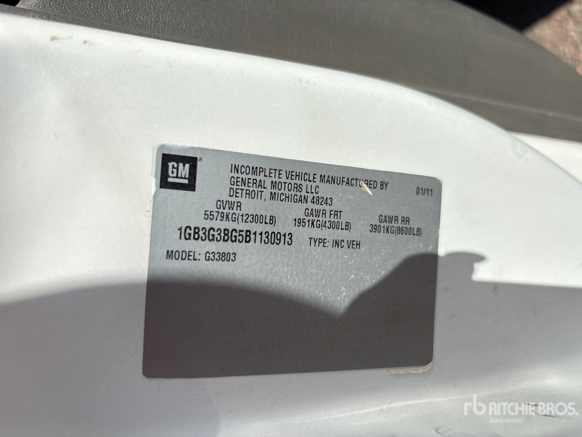 2011 Chevrolet EXPRESS 3500