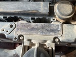 Engine with Emission Label