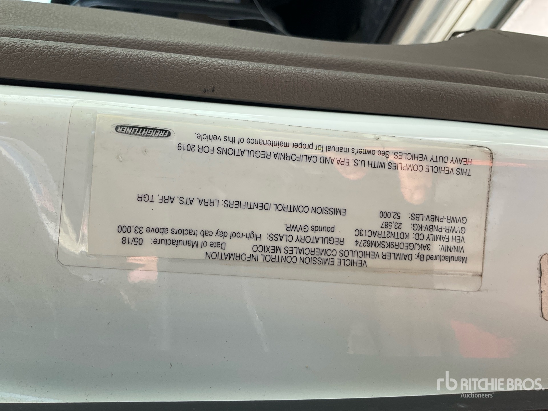 2019 Freightliner CASCADIA 125
