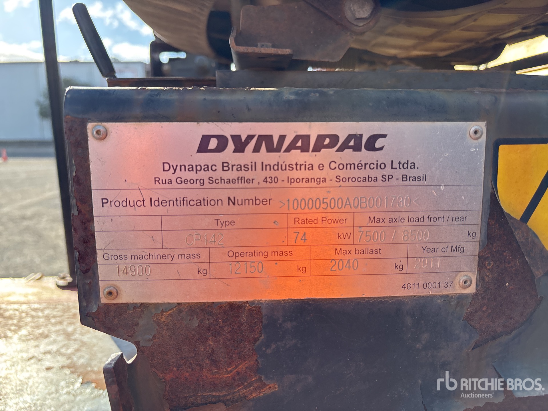 2011 Dynapac CP142