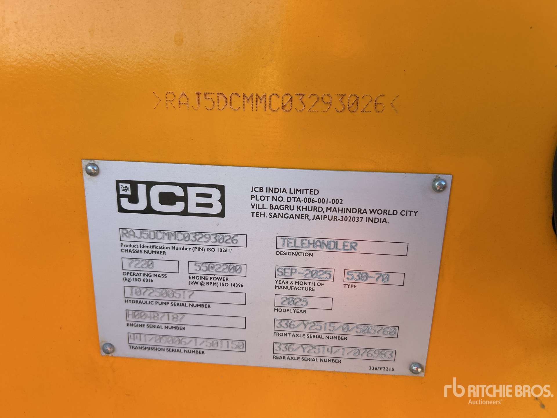 2025 JCB 530-70