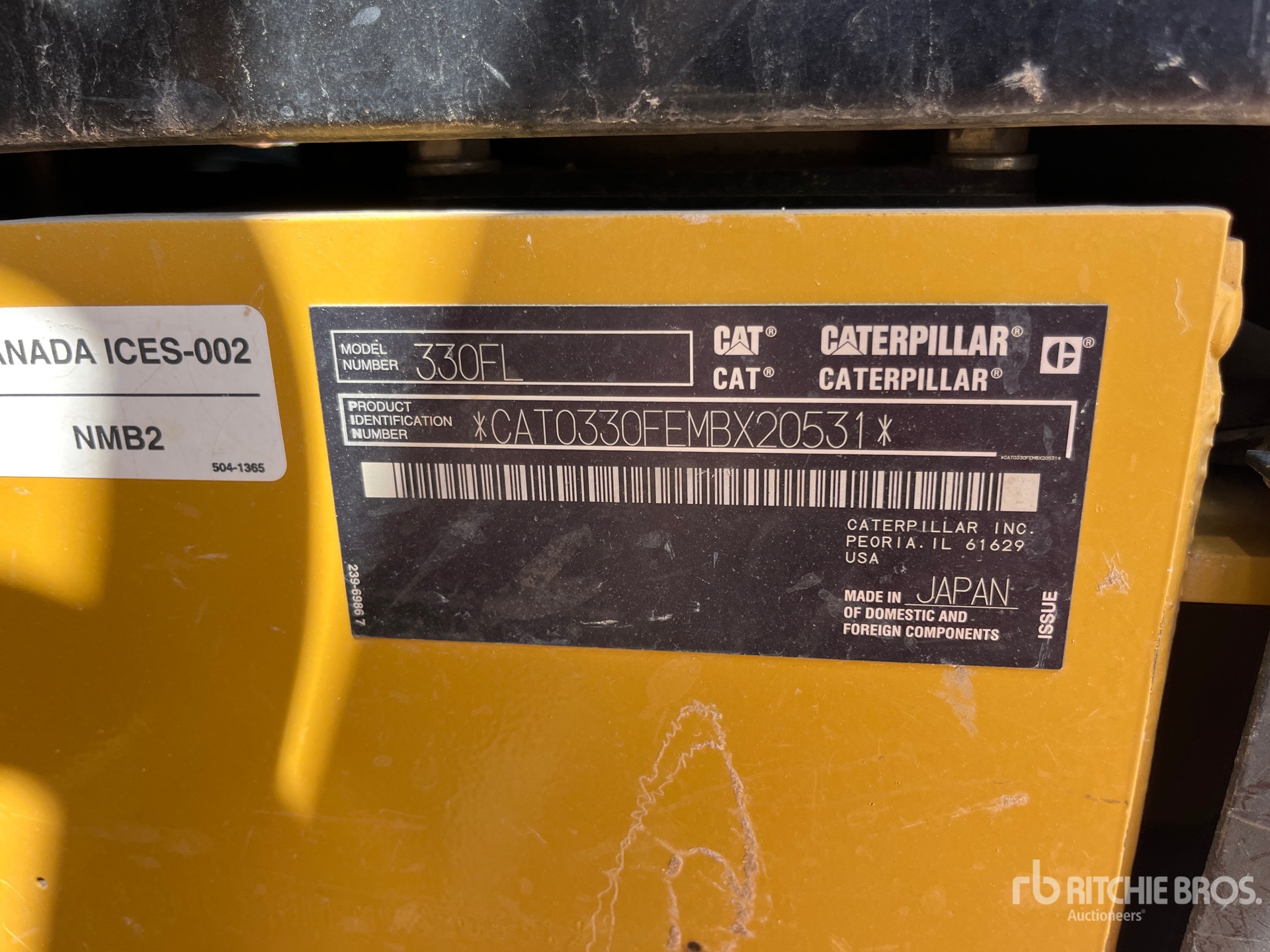 2018 Caterpillar 330FL