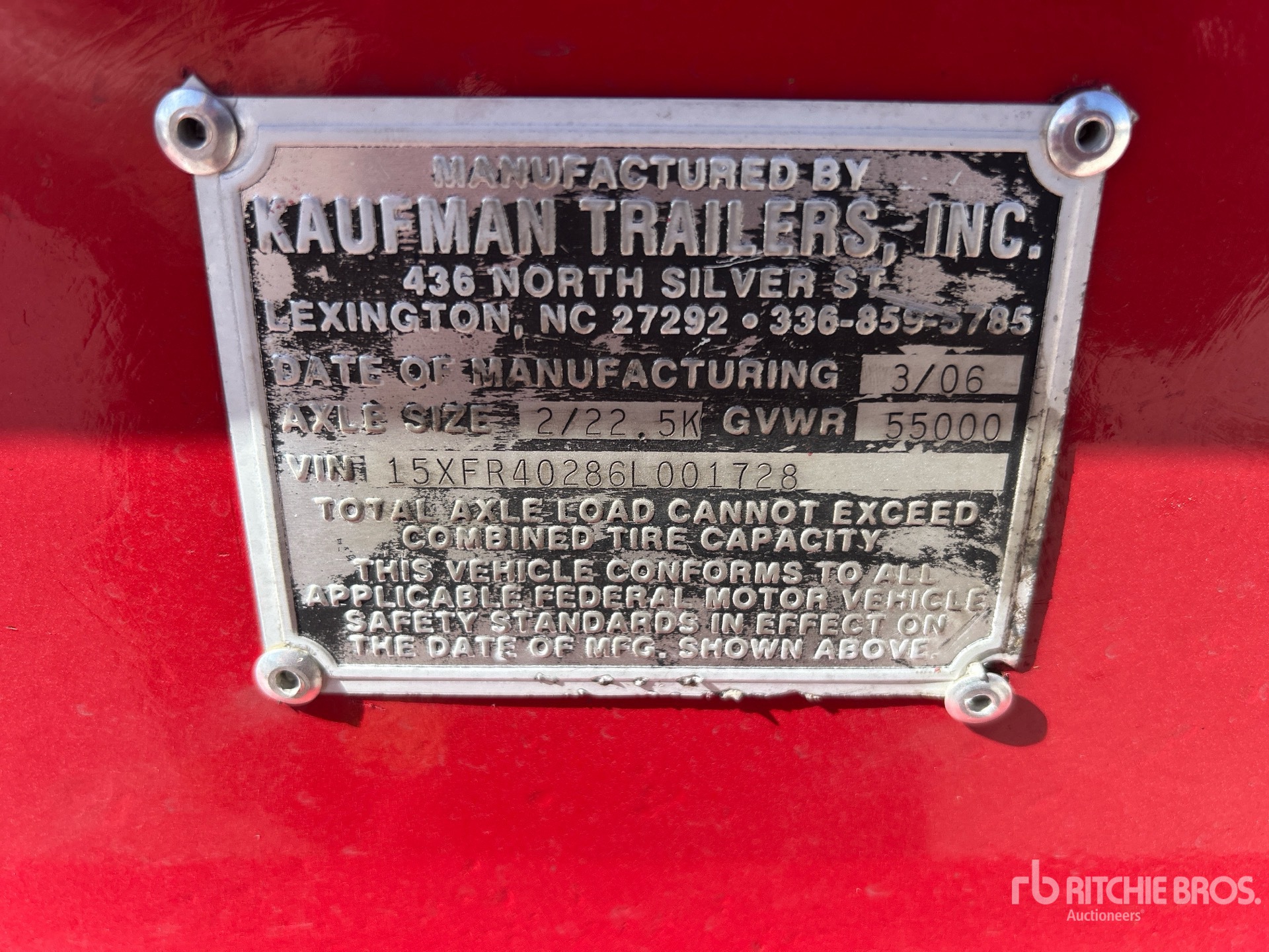 2006 Kaufman 42 FT T/A