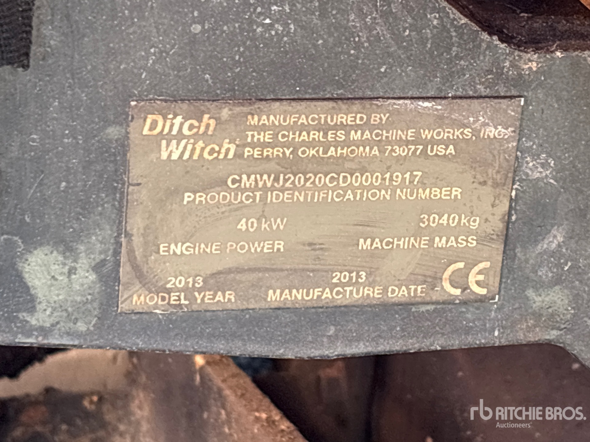 2013 Ditch Witch JT2020 MACH 1