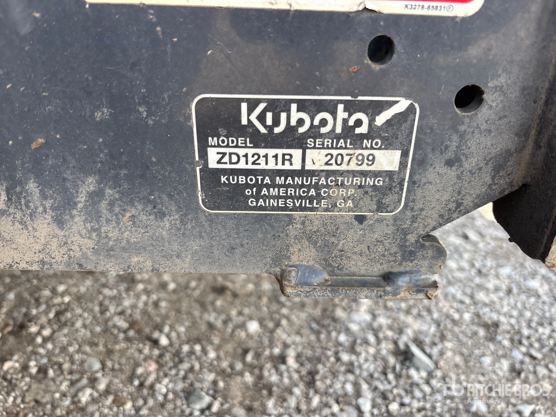2019 Kubota ZD1211R